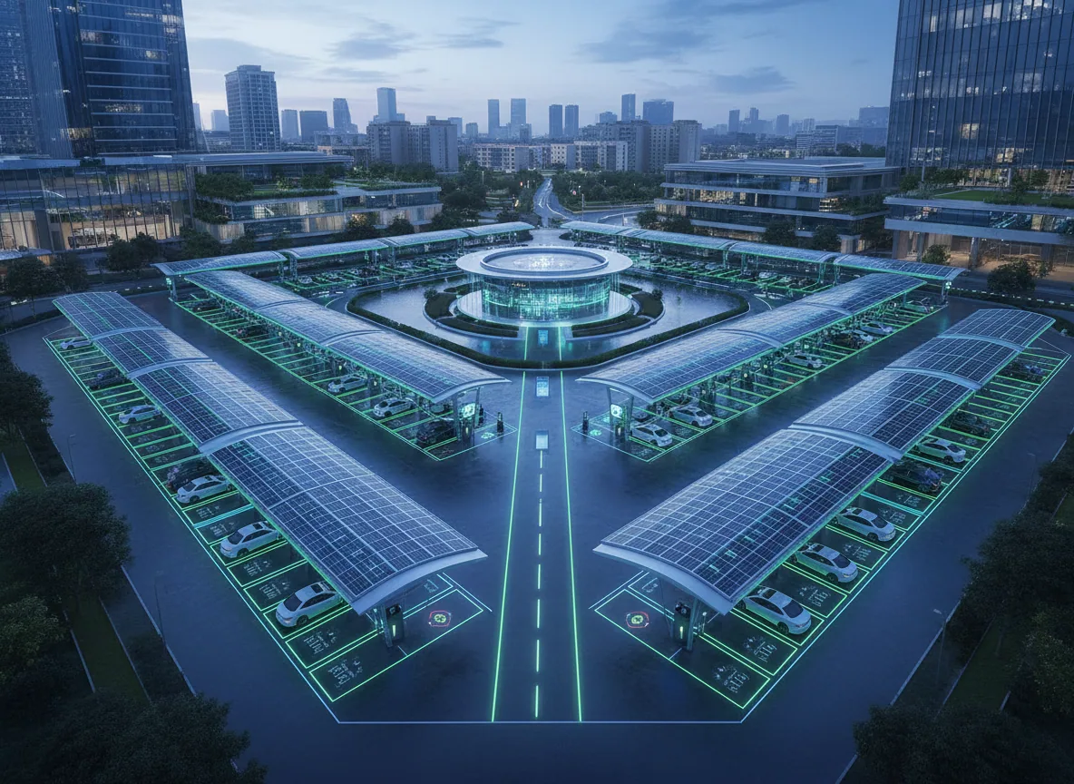Connected smart parking facility